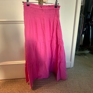 Gap Pink Women's Smocked Skirt NWT